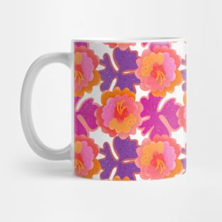 Vivid flower pattern Mug